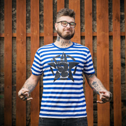 EKOtričko PRUHY MODRÉ - UNISEX
