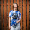 EKOtričko PRUHY MODRÉ - UNISEX